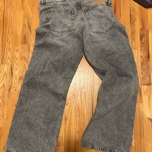 H&M Gray Washed Denim Jeans